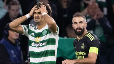 Reakcja Joty Celtic podczas porażki Ligi Mistrzów z Realem Madryt